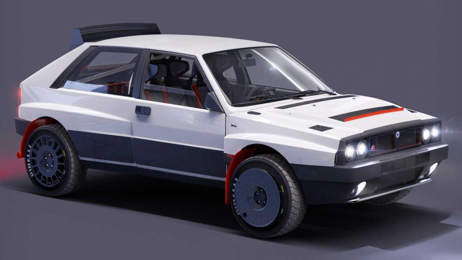 Η Lancia Delta Safarista. 